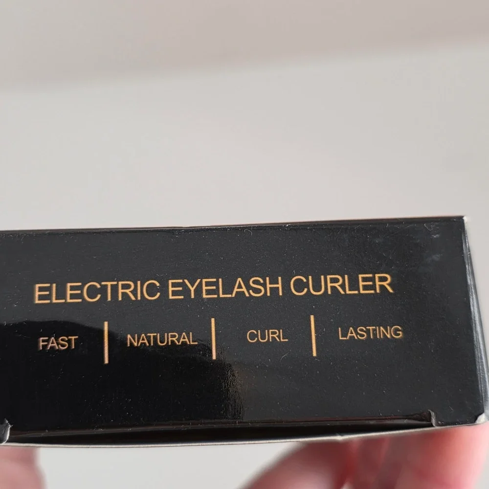 HeatedGirls JM-T10 Electric Eyelash Curler Heated Lash Lifter Black Rose Gold